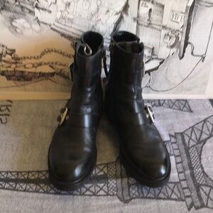 Luxury Rebel Clearly Moto Boot Plaid Lined